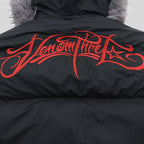 Faux Fur Hooded Puffer Jacket