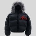 Faux Fur Hooded Puffer Jacket