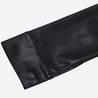 Faux Leather Cropped Jacket