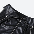 Faux Leather Mini Skirt