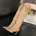 Retro Fashionable Elegant Stylish Unique Chic Comfortable Knee High Boots