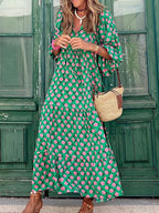 DressBetty - Female Loose V Neck Bohemian Long Dress