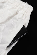 Floral Embroidery Long Sleeve Shirt Suits