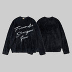 French Street Paris Fuzzy Sweater