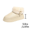 Furry Furry Women Shoes 2024 Newest Design Women's Boots Winter Plush Warm Snow Boots Non-slip Thick Bottom Ladies Cotton Boot