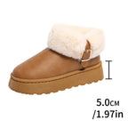 Furry Furry Women Shoes 2024 Newest Design Women's Boots Winter Plush Warm Snow Boots Non-slip Thick Bottom Ladies Cotton Boot