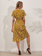 Karen Statement Summer Dress with Floral Print Boutique Collection