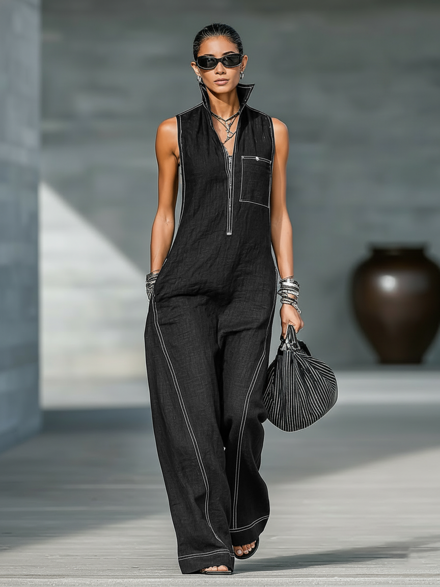 Elara | Sleeveless Jumpsuit