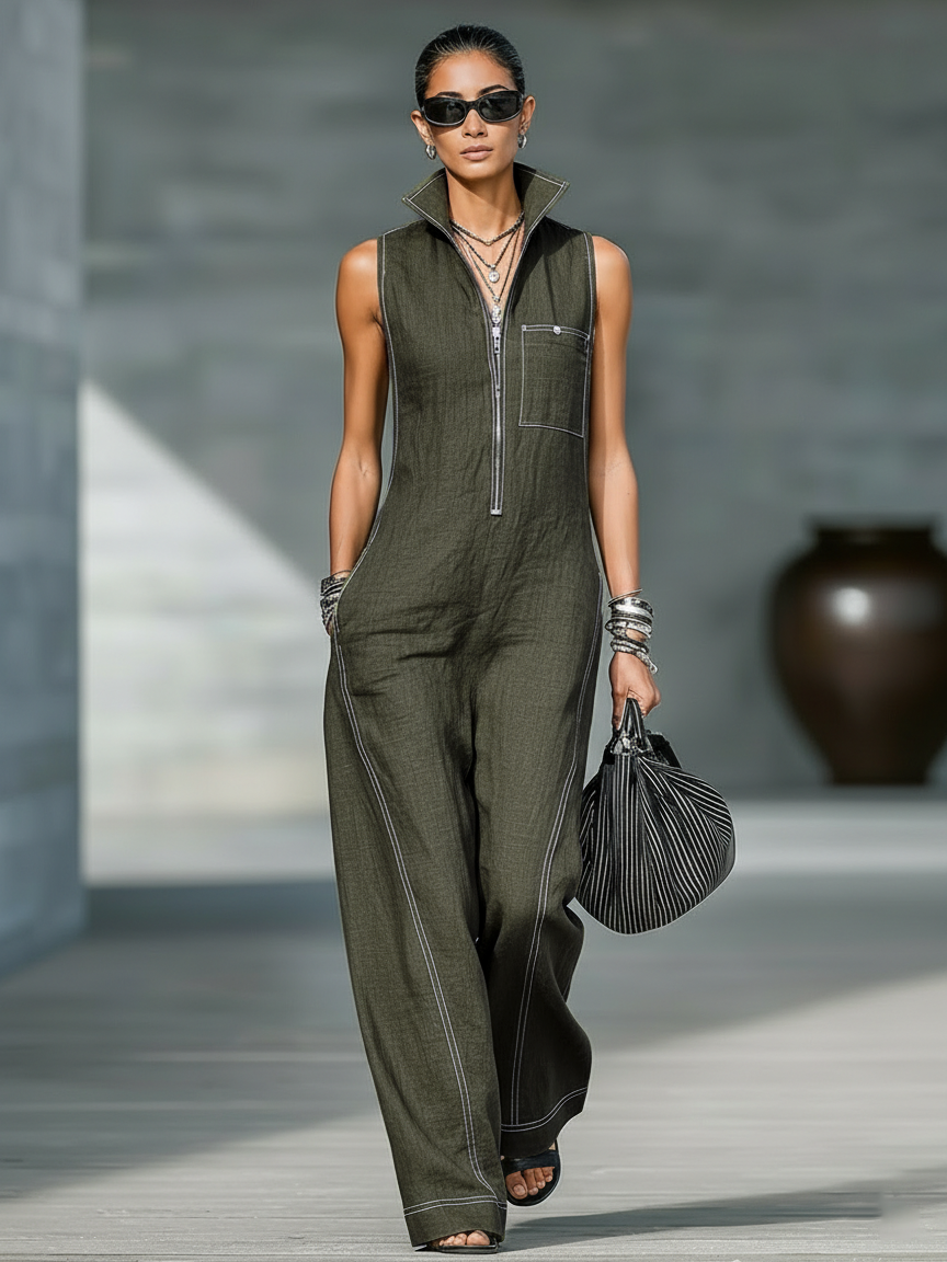 Elara | Sleeveless Jumpsuit