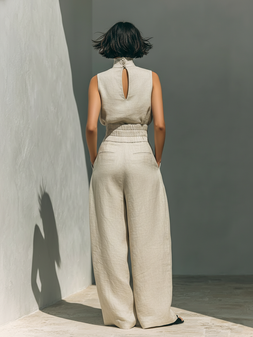 | Minimalist Cotton and Linen Set