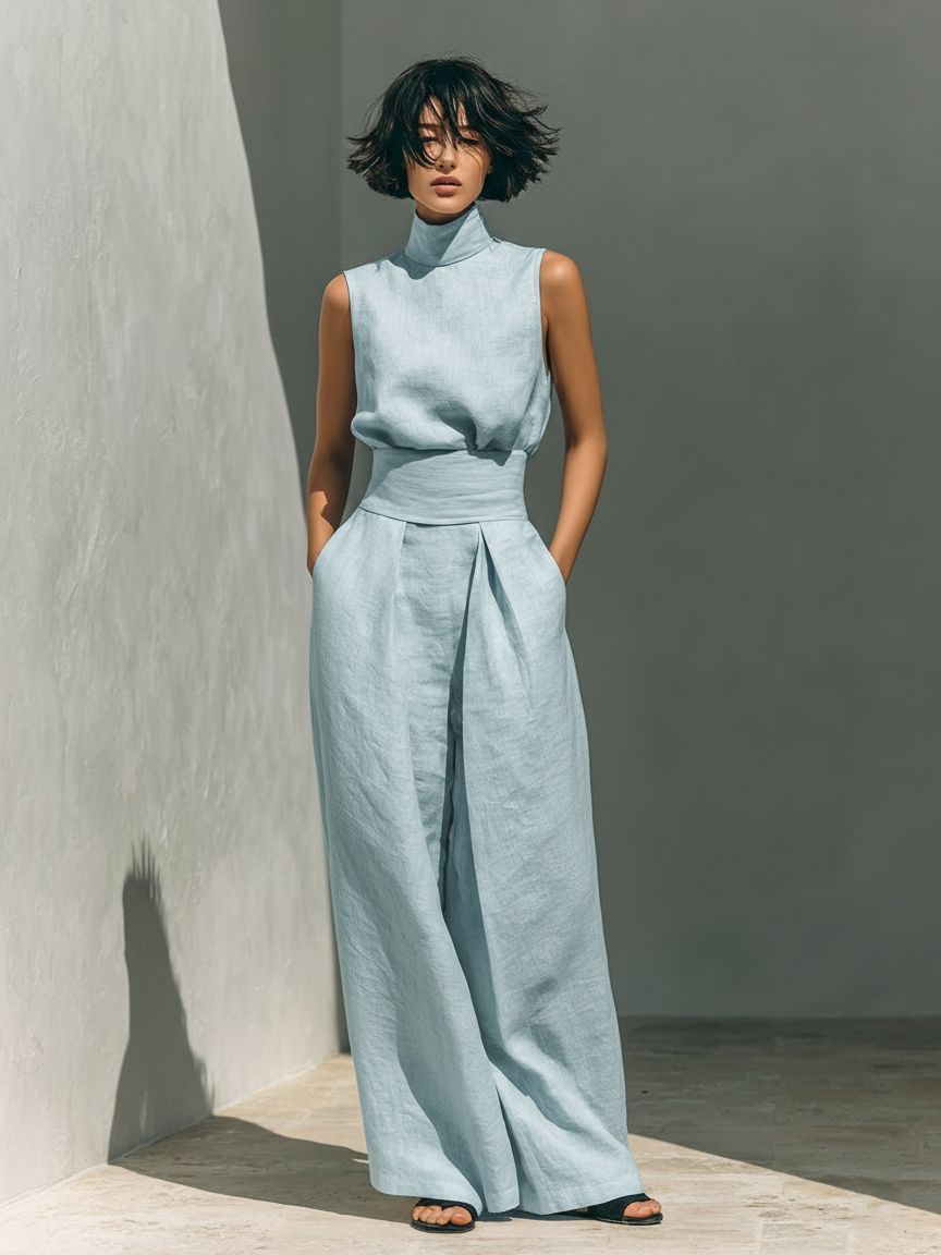 | Minimalist Cotton and Linen Set