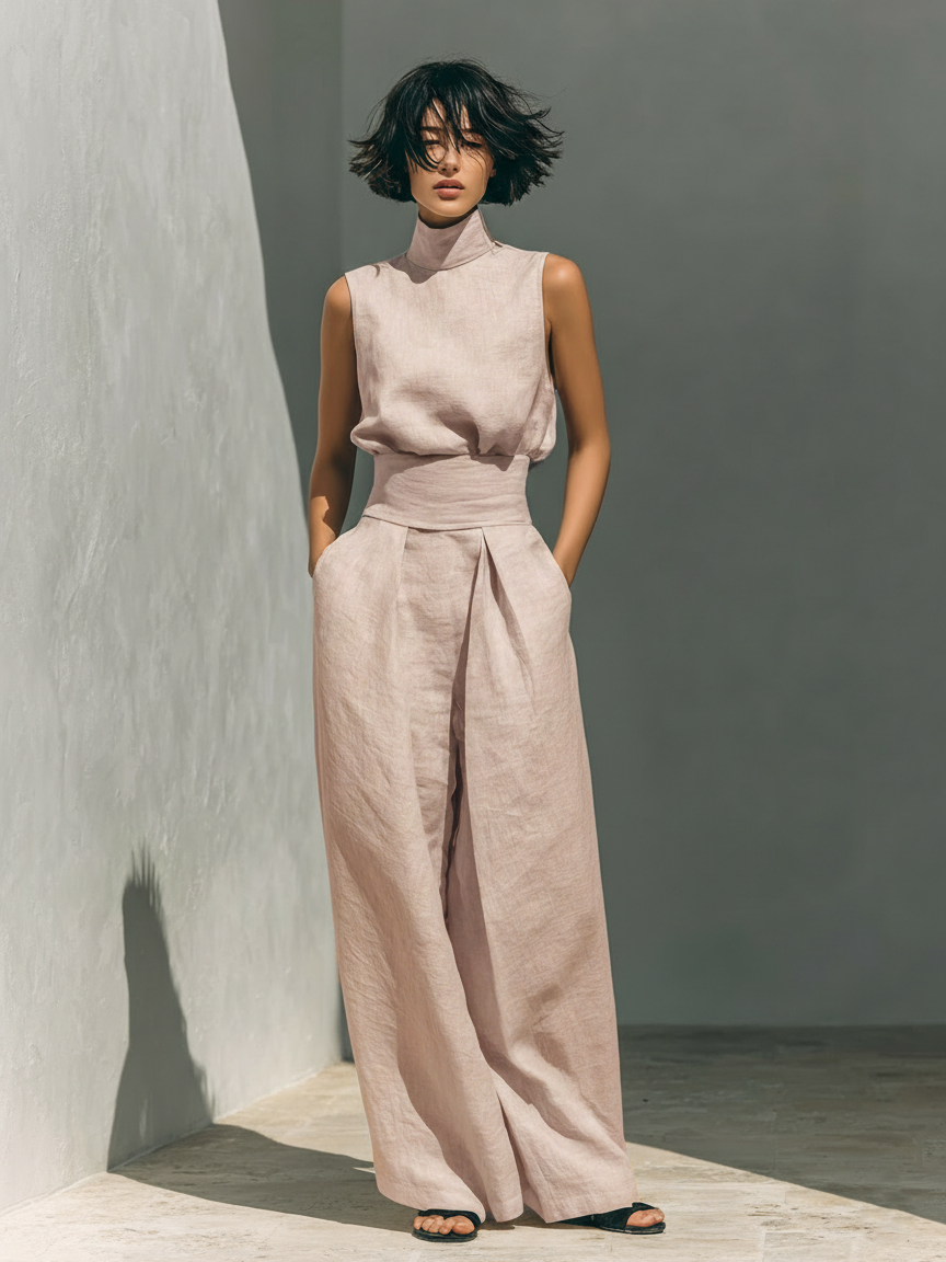 | Minimalist Cotton and Linen Set