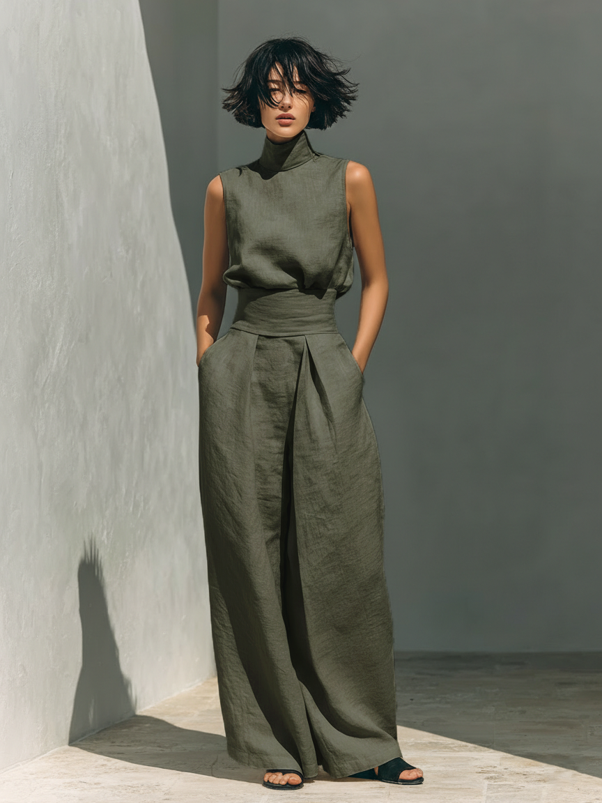 | Minimalist Cotton and Linen Set
