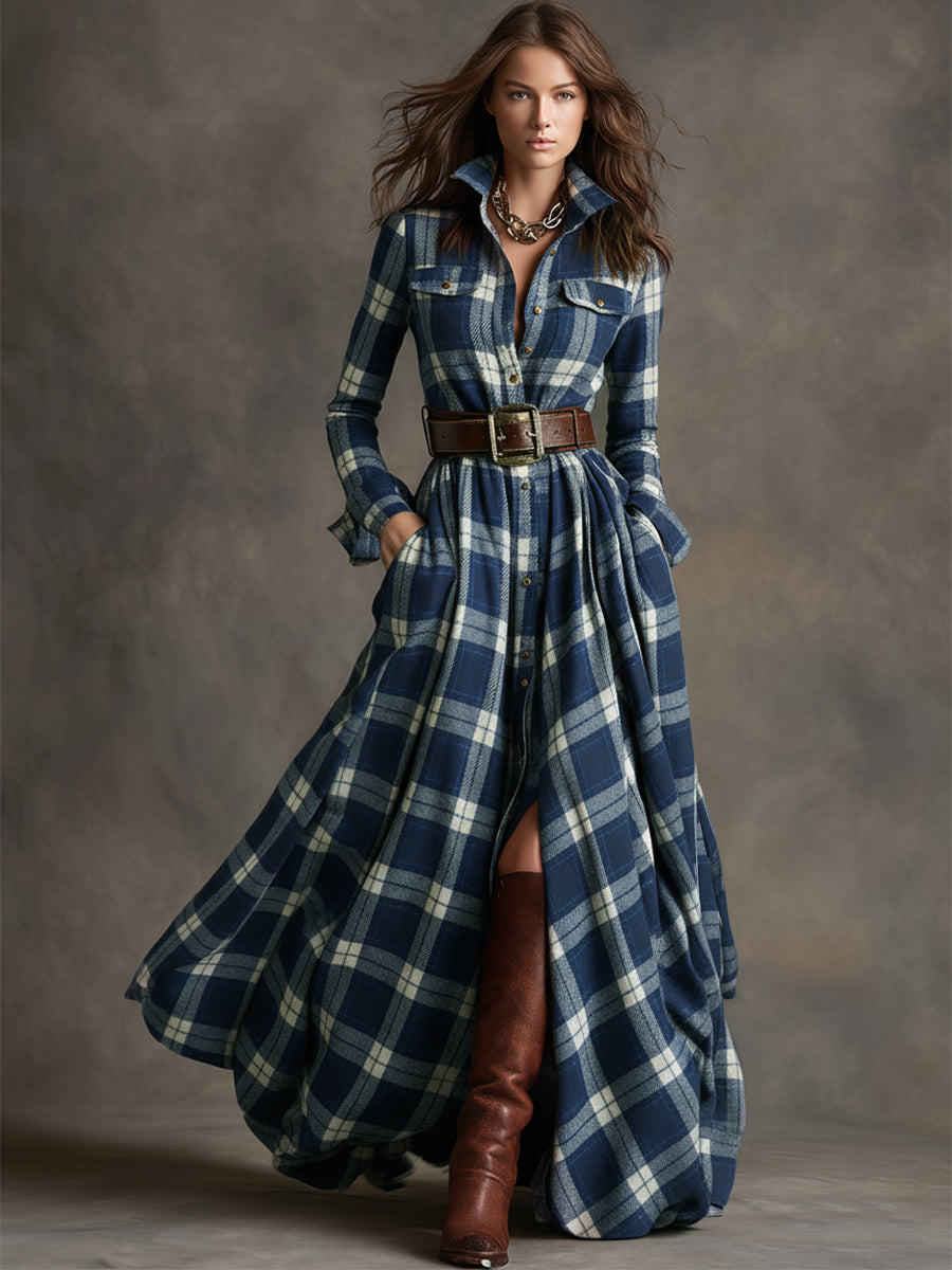 | Classic Button-Up Shirt Dress