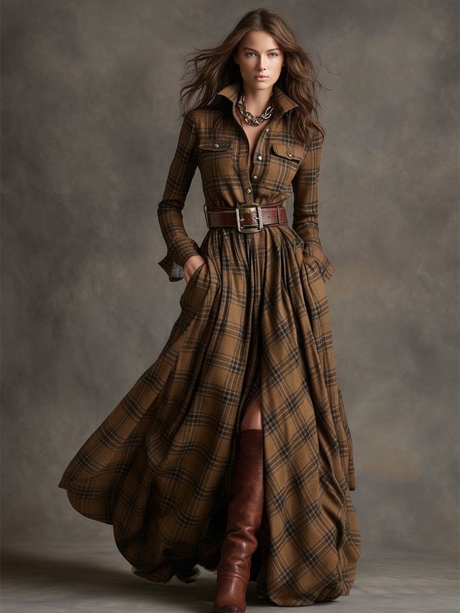 | Classic Button-Up Shirt Dress