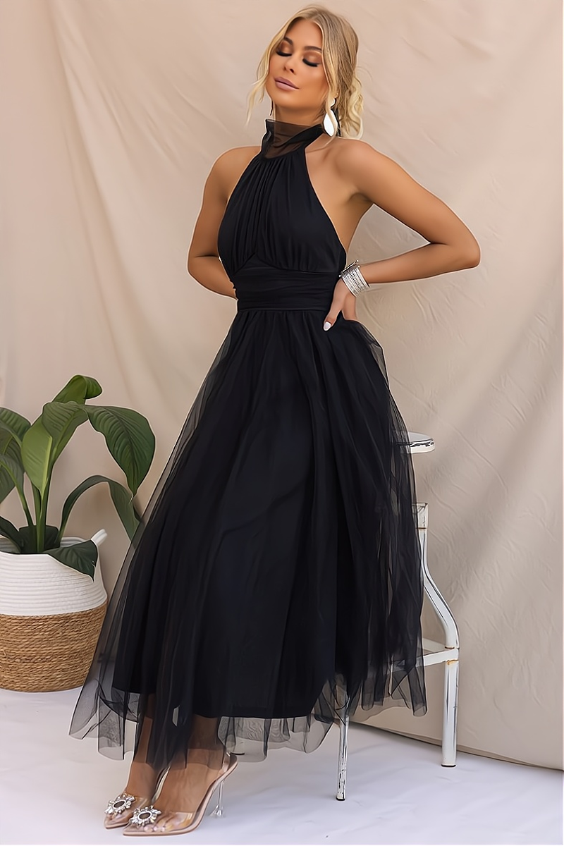Andresa Exclusive High Quality Sleeveless Party Dress for Fashionable Women Designer Edit