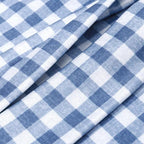 Gingham Bow Backless Top