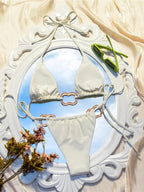 Gold O-Ring Bikini Set