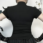 Goth Heart & Cross Top