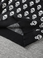Goth Skull Pullover Sweater