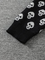 Goth Skull Pullover Sweater