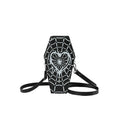 Gothic Coffin Small Spider Web PU Leather Halloween Designer Bag