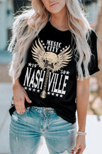 Blue Zone Planet | Graphic Cuffed Sleeve T-Shirt
