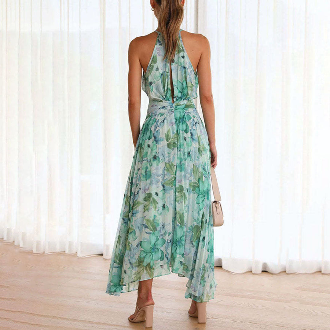 Magdalena Statement Floral Dress Premium Wardrobe Essential