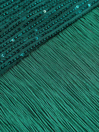 DressBetty - Green Tassel Sexy Irregular Length Sequins Retro Evening Cocktail Party Outfits