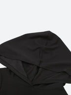 Grunge Cut Out Hooded Top