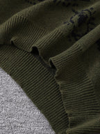 Grunge Eye Pattern Sweater