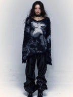 Grunge Fuzzy Sweater