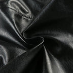 Grunge Spiked Faux Leather Mini Skirt