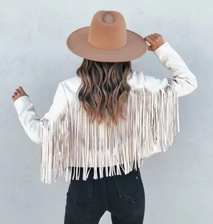 | Women’s Fringed Suede Jacket