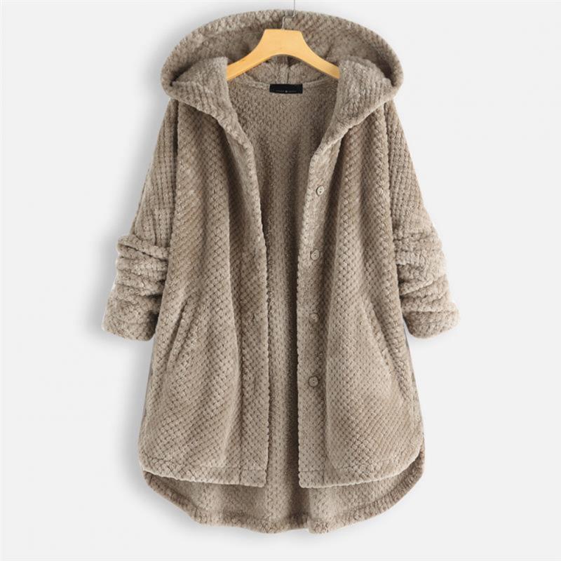 | Ribbed Hooded Coat
