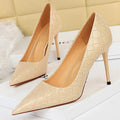 Serpentine High Heel Patent Leather Woman Pumps for Sexy Party Shoes