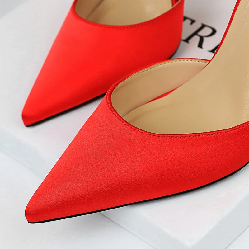Green Blue Women Pumps High Heels Office Shoes Fashion Sexy Women