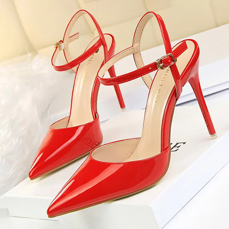 Patent Leather High Heels Pumps for Women - Sexy and Stylish