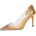 Transparent Stiletto Wedding Shoes for Women
