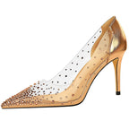 Transparent Stiletto Wedding Shoes for Women
