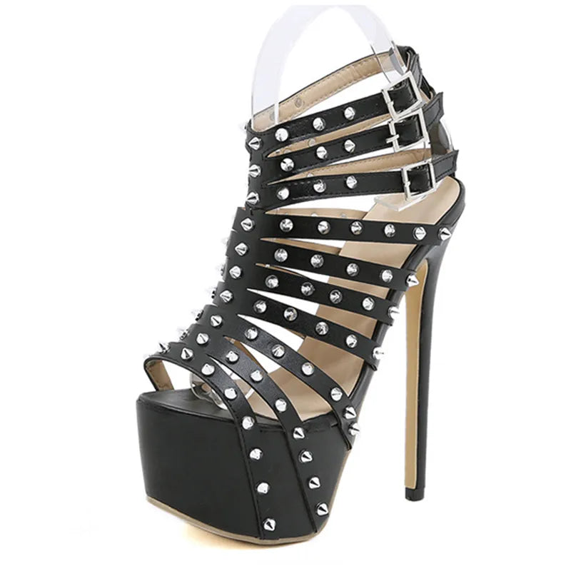 Summer Platform High Heels Sandals for Women with Sexy Peep Toe Pumps