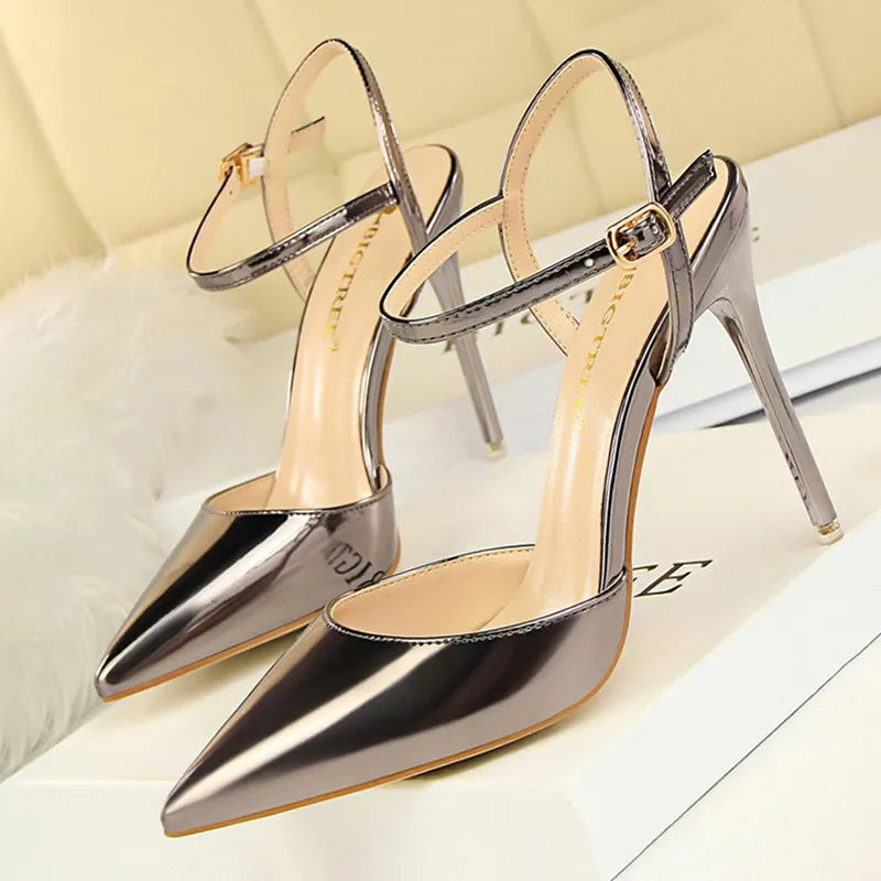 Patent Leather High Heels Pumps for Women - Sexy and Stylish