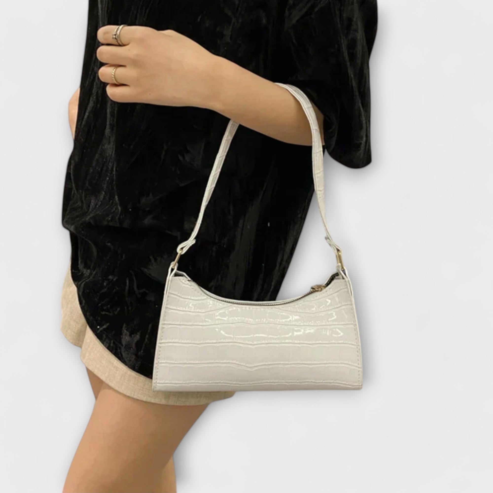 | Shiny Leather Bag