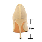 Sexy Party Rose Flower Woman Pumps with Mesh Hollow High Heels
