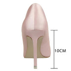 Rhinestone Stiletto Women Pumps - Sexy High Heels for Weddings
