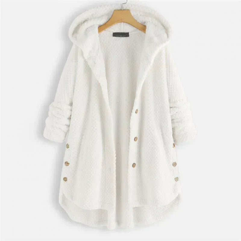 | Ribbed Hooded Coat