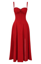 Fiorella Elevated Midi Corset Dress Premium Wardrobe Essential