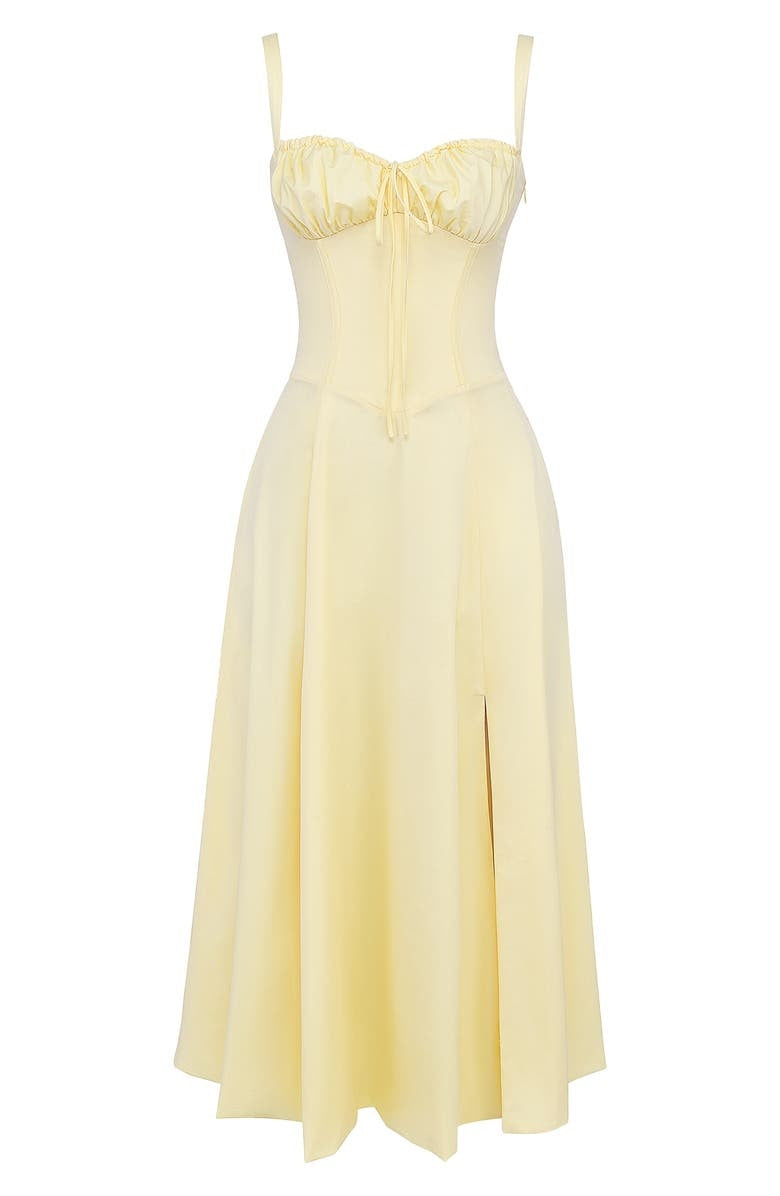 Fiorella Elevated Midi Corset Dress Premium Wardrobe Essential