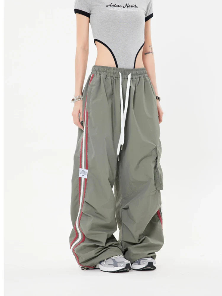 Hippie Vintage Cargo Parachute Harajuku Streetwear Oversize Gorpcore Pant