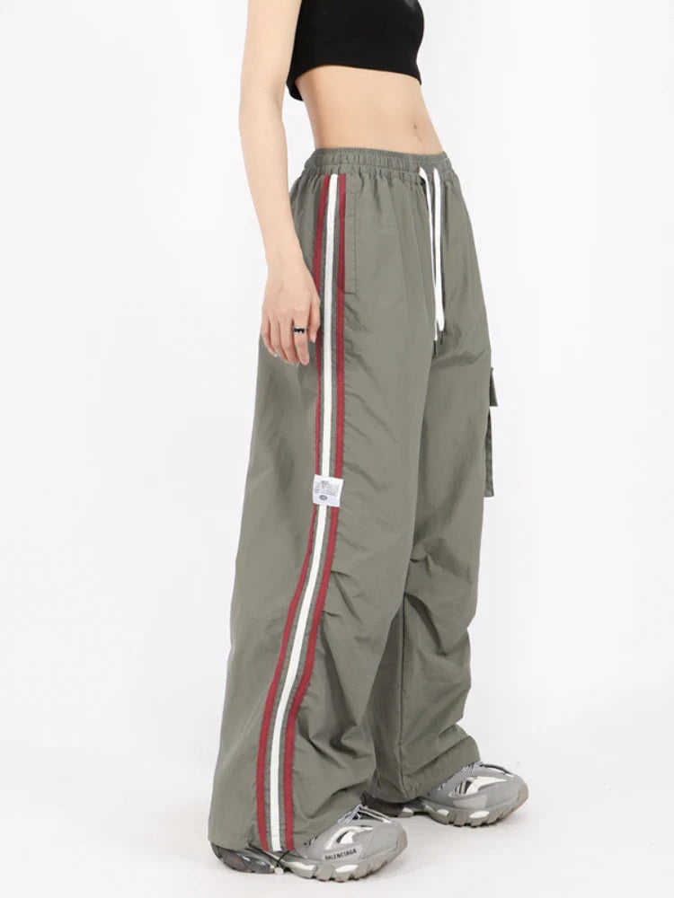 Hippie Vintage Cargo Parachute Harajuku Streetwear Oversize Gorpcore Pant